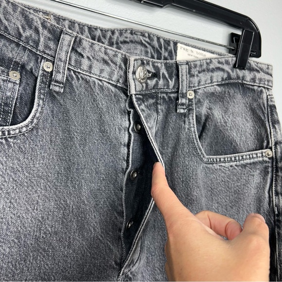 &New rag & bone jeans Colby Nina high-rise ankle cigarette grey only back tag on - Picture 4 of 15